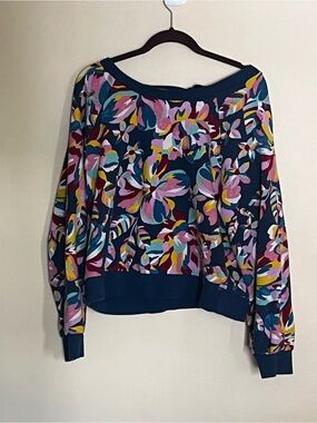 TheGet Floral Print Sweat Shirt size xxl